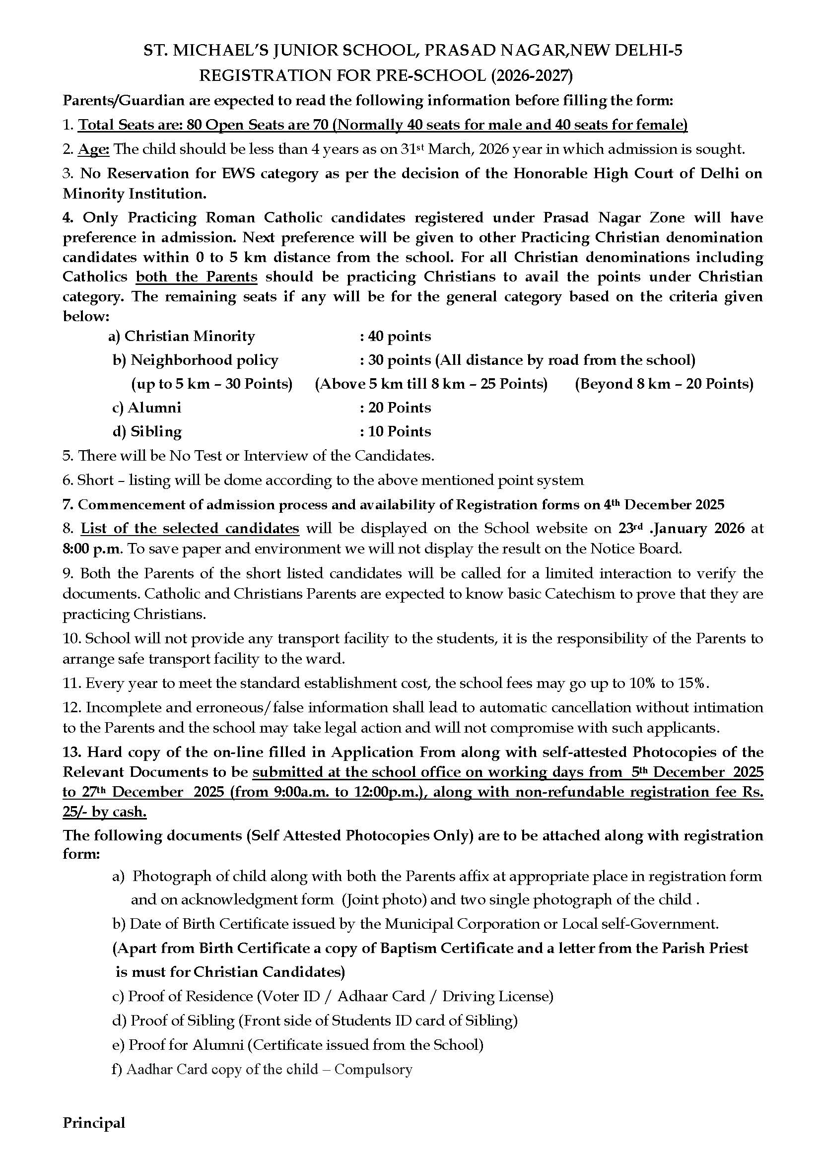 Admissions Open for Session 2026–2027